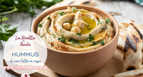 Ricetta Facile per Hummus fatto in casa: passo a passo